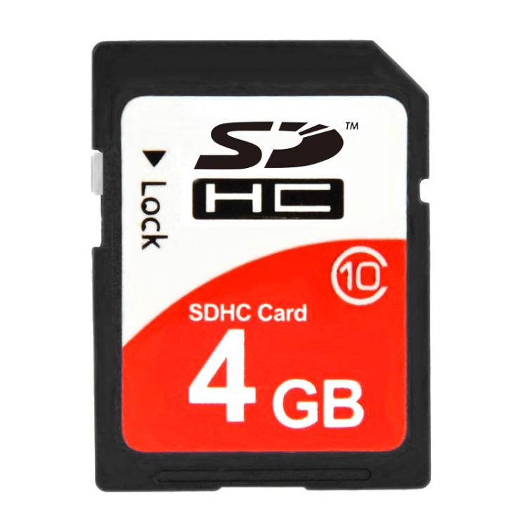 Tarjeta de memoria para cámara SDHC Clase 10 de alta velocidad de 4 GB (100% de capacidad real), 4GB