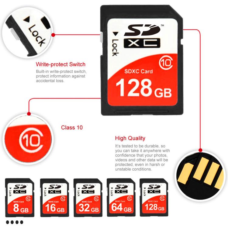 Tarjeta de memoria para cámara SDHC Clase 10 de alta velocidad de 4 GB (100% de capacidad real), 4GB