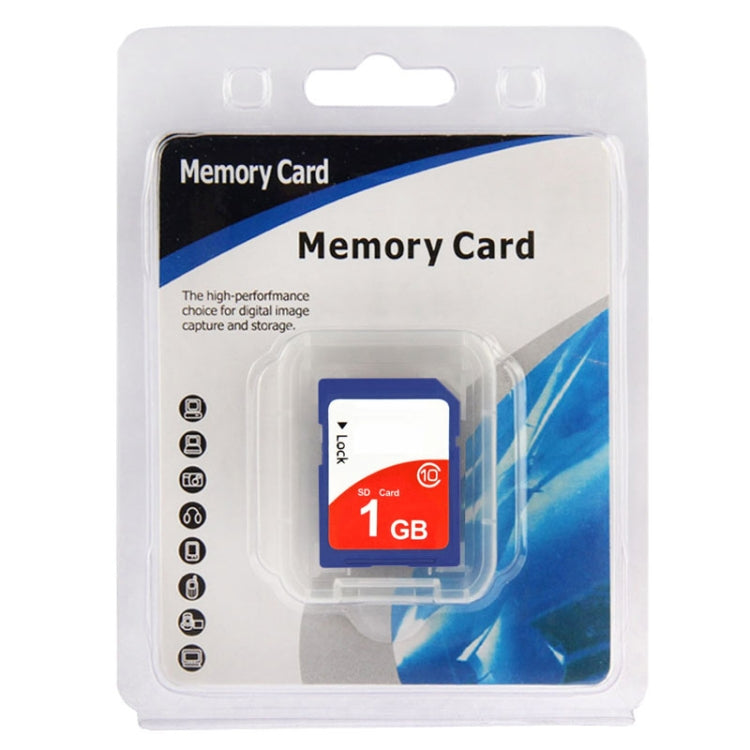 Tarjeta de memoria para cámara SDHC Clase 10 de alta velocidad de 1 GB (100 % de capacidad real), 1GB