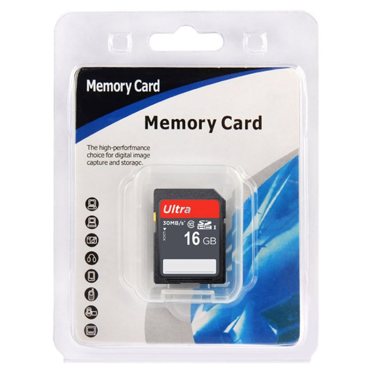 Tarjeta de memoria para cámara SDHC Clase 10 de ultra alta velocidad de 16 GB (100 % de capacidad real), 16Gb