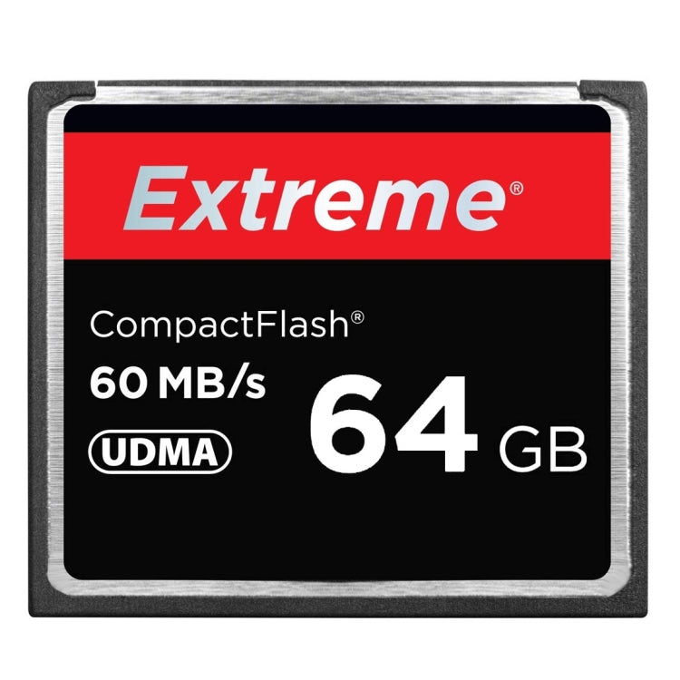 Tarjeta Extreme Compact Flash de 64 GB, velocidad de lectura 400X, hasta 60 MB/S (100 % de capacidad real), 64GB