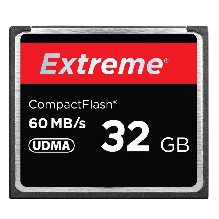 Tarjeta Extreme Compact Flash de 32 GB, velocidad de lectura 400X, hasta 60 MB/S (100 % de capacidad real), 32GB