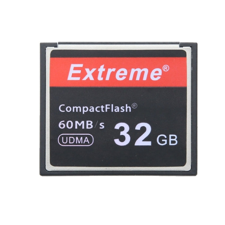 Tarjeta Extreme Compact Flash de 32 GB, velocidad de lectura 400X, hasta 60 MB/S (100 % de capacidad real), 32GB