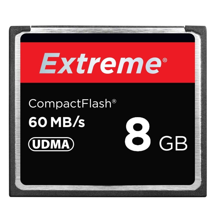 Tarjeta Extreme Compact Flash de 8 GB, velocidad de lectura 400X, hasta 60 MB/S (100 % de capacidad real), 8GB