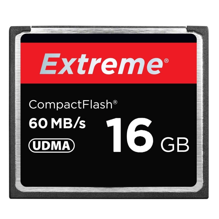 Tarjeta Extreme Compact Flash de 16 GB, velocidad de lectura 400X, hasta 60 MB/S (100 % de capacidad real), 16GB
