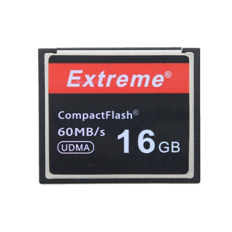Tarjeta Extreme Compact Flash de 16 GB, velocidad de lectura 400X, hasta 60 MB/S (100 % de capacidad real), 16GB