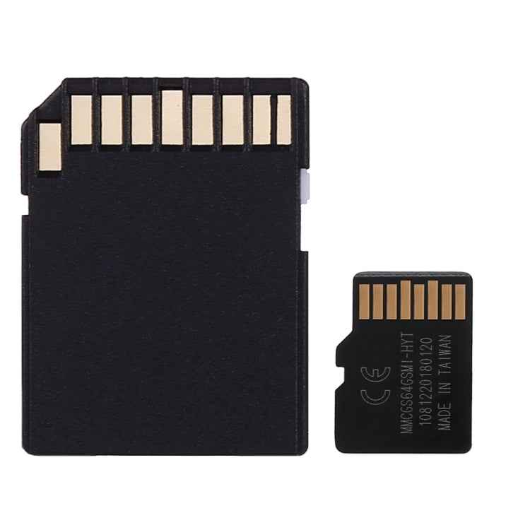 Tarjeta de memoria Micro SD (TF) Clase 10 de alta velocidad de 64 GB de Taiwán (100% de capacidad real), 64GB