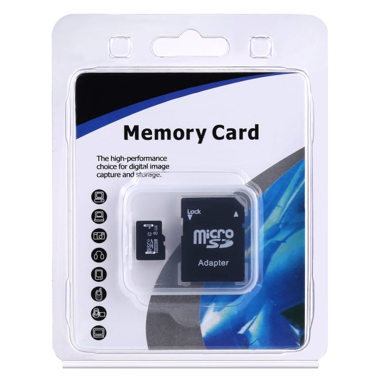 Tarjeta de memoria Micro SD (TF) Clase 10 de alta velocidad de 8 GB de Taiwán (100% de capacidad real), 8GB