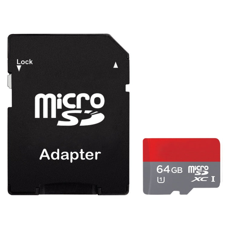 Tarjeta de memoria TF/Micro SDHC UHS-1(U1) Clase 10 de alta velocidad de 64 GB, Escritura: 15 MB/s, Lectura: 30 MB/s (100 % de capacidad real), 64GB