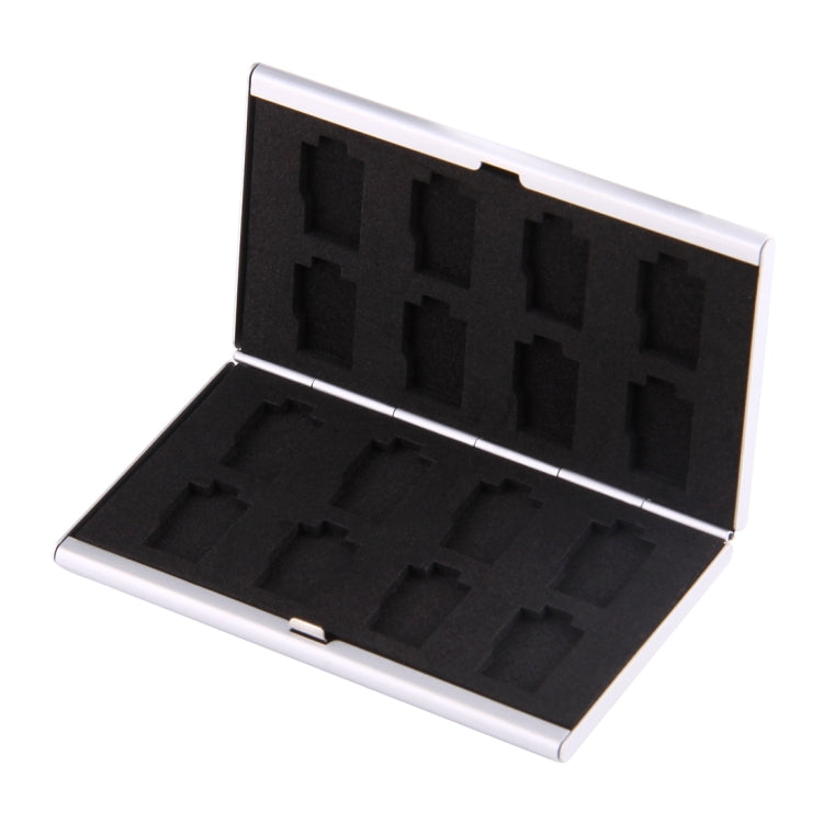 Caja protectora para tarjeta de memoria 16 en 1 para 16 tarjetas TF, 8 TF + 8 TF Silver, 8 TF + 8 TF Black, 8 TF + 8 TF Pink
