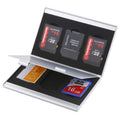 Caja de almacenamiento con funda protectora para tarjeta de memoria 6 en 1, tamaño: 92 x 60 x 9 mm, 6 PCS