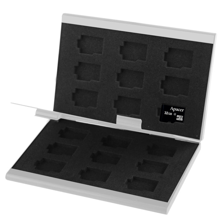 Caja protectora para tarjeta de memoria 2x 9 en 1 para tarjeta TF, tamaño: 93 mm (largo) x 62 mm (ancho) x 10 mm