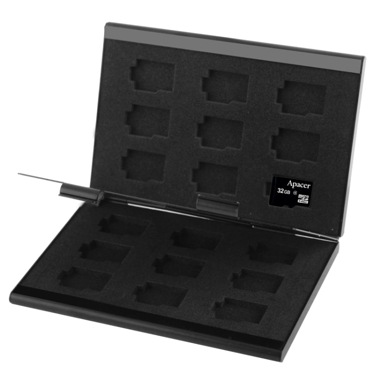 Caja protectora para tarjeta de memoria 2x 9 en 1 para tarjeta TF, tamaño: 93 mm (largo) x 62 mm (ancho) x 10 mm