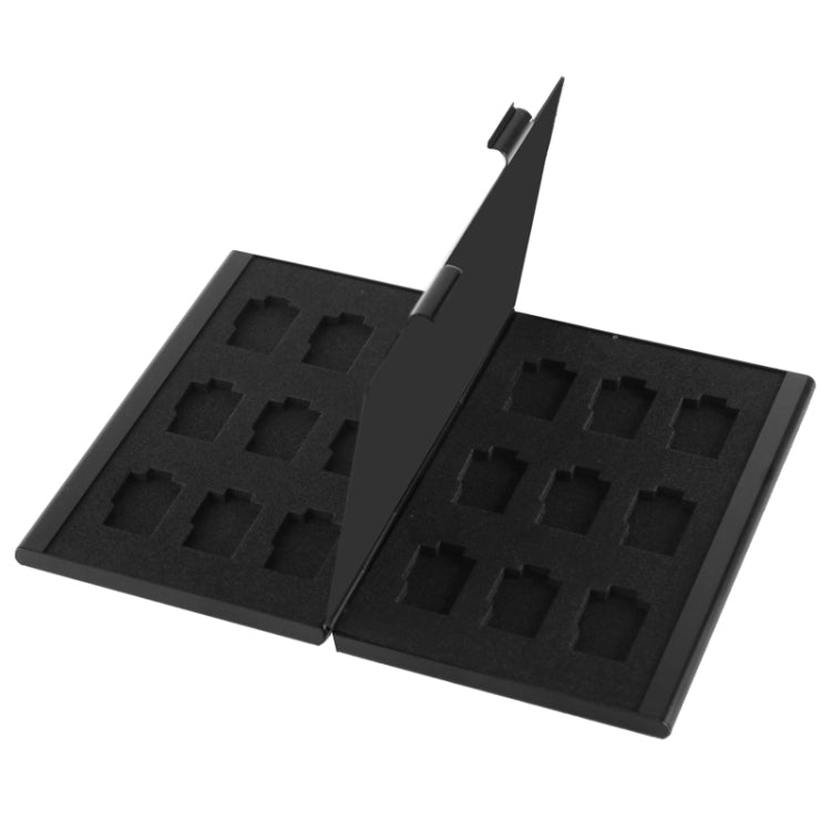Caja protectora para tarjeta de memoria 2x 9 en 1 para tarjeta TF, tamaño: 93 mm (largo) x 62 mm (ancho) x 10 mm