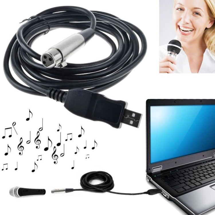 Cable de micrófono USB, longitud del cable: 3,5 M, Length: 3.5M