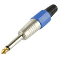 Adaptador de conector TRS de Cable de serpiente de parche de micrófono con enchufe macho de 6,35mm, 6.35mm Male