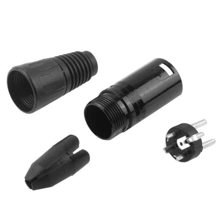 Adaptador de conector de micrófono con enchufe macho XLR de 3 pines, XLR Male Plug
