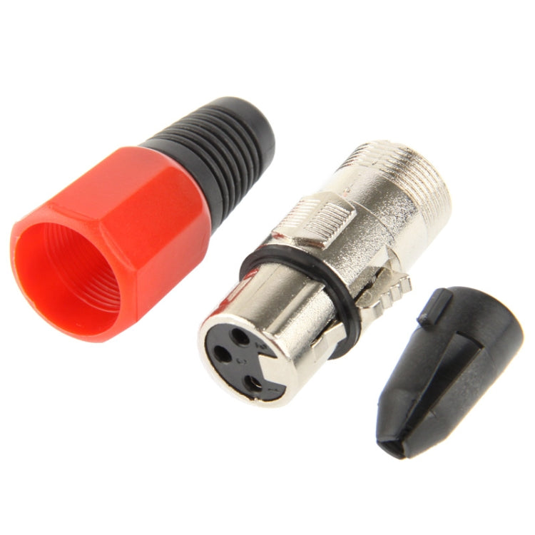 Adaptador de conector de micrófono con enchufe hembra XLR de 3 pines, Female Plug