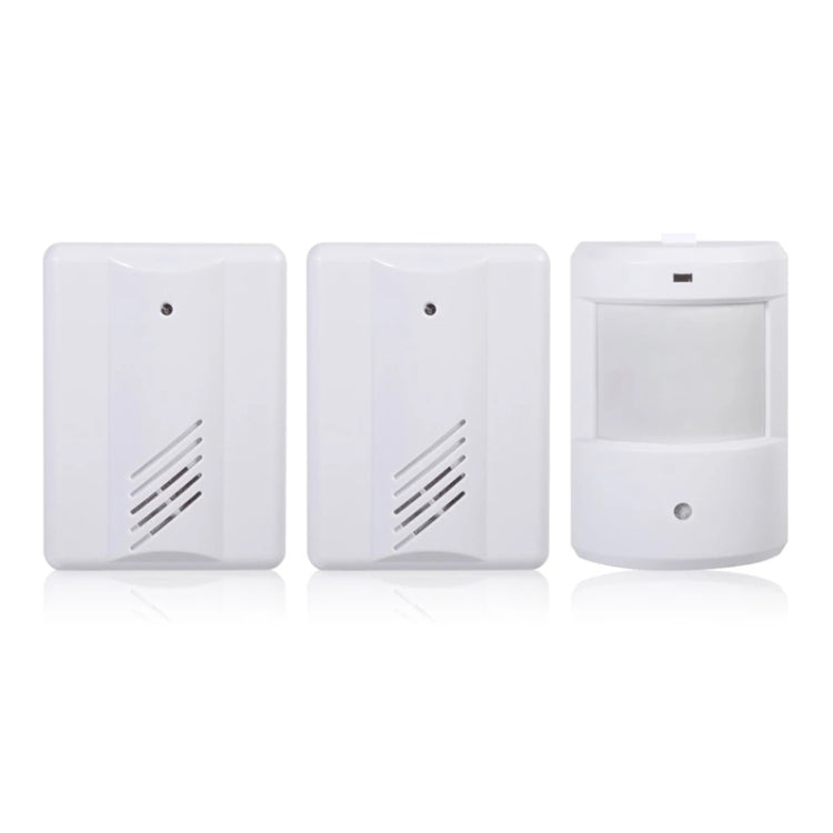 2 a 1 detector inalámbrico de alarma de timbre con sensores infrarrojos PIR para el hogar/la oficina, PIR Infrared Sensors