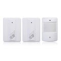 2 a 1 detector inalámbrico de alarma de timbre con sensores infrarrojos PIR para el hogar/la oficina, PIR Infrared Sensors