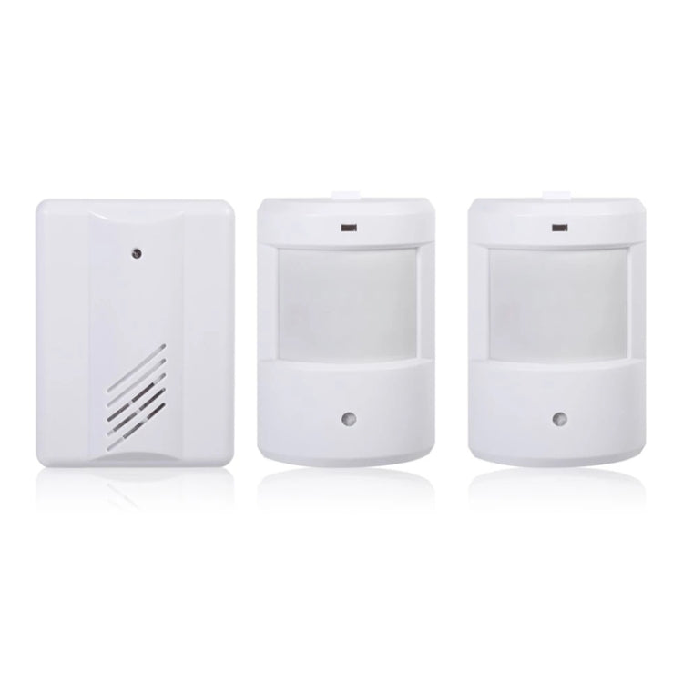 Detector inalámbrico de alarma de timbre con sensores infrarrojos PIR de 1 a 2 para el hogar/la oficina, Doorbell Alarm Detector