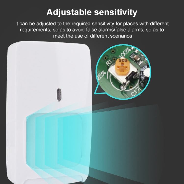 Sensor de movimiento de doble tecnología DT-7225, DT-7225