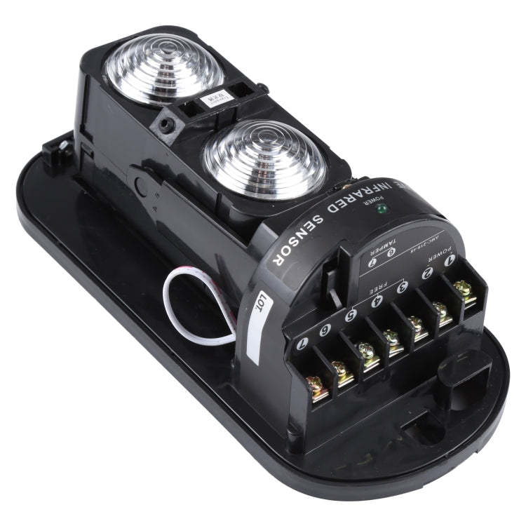 Detector infrarrojo fotoeléctrico de doble haz con alarma de 100 m ABT-100, ABT-100