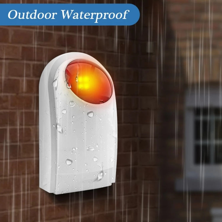 Sirena exterior con linterna roja, se puede usar 1.2A 12V como batería de respaldo, PA-100, PA-100 Red