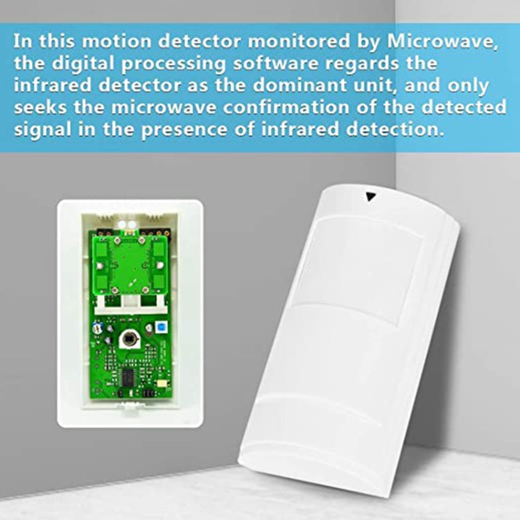 PA-525D Detector de movimiento digital por microondas y infrarrojos dual con cable, PA-525D Wired Detector