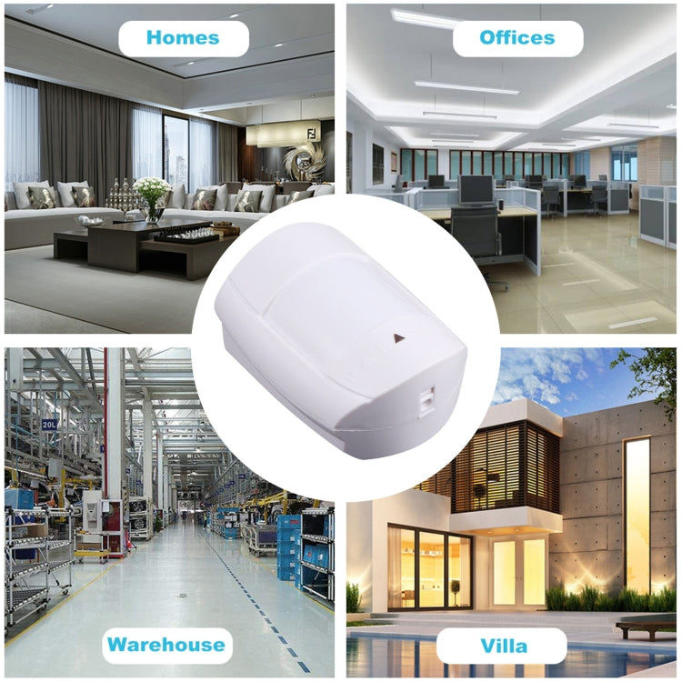 PA-476CH Sensor de movimiento PIR ajustable de 2 niveles para seguridad en el hogar, PA-476CH PIR Motion Sensor
