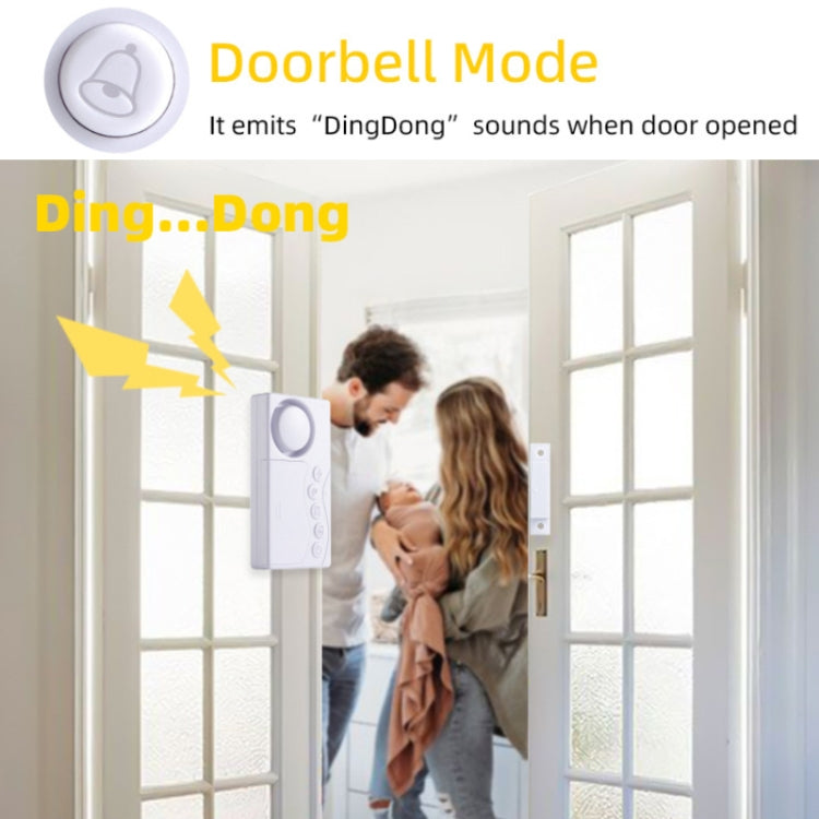Alarma de seguridad antientrada con sensor magnético de puerta de código secreto (KK-1255)