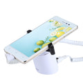 Soporte de pantalla cilíndrico Sistema de seguridad Alarma antirrobo / Soporte de pantalla de alarma antirrobo con control remoto por infrarrojos para teléfonos inteligentes con puerto micro-USB, ABS Cylindrical Micro-USB
