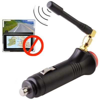 Inhibidor de señal GPS portátil para automóvil con interruptor (Cobertura: 0,5 ~ 15 metros), Cigarette Lighter 0.5~15m