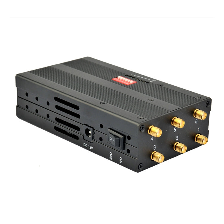 GSM / CDMA / DCS / PCS / 3G / 4G / LOJACK Disyuntor / Jammer / Aislador de señal de teléfono móvil, Cobertura: 20 metros (JAX-121A-6A), GSM / CDMA / DCS / PCS / 3G / 4G / LOJACK