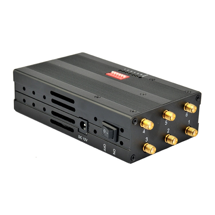GSM / CDMA / DCS / PCS / 3G / 4G / GPS Disyuntor de señal de teléfono móvil / Jammer / Aislador, Cobertura: 20 metros (JAX-121A-6B), GSM / CDMA / DCS / PCS / 3G / 4G / GPS