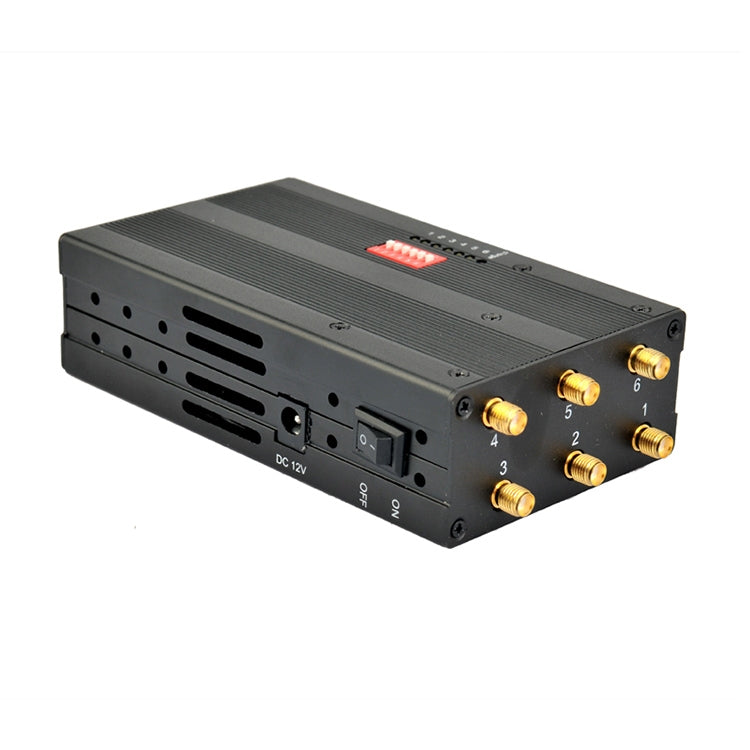GSM / CDMA / DCS / PCS / 3G / Wifi / GPS / LOJACK Disyuntor / Jammer / Aislador de señal de teléfono móvil, Cobertura: 20 metros (JAX-121A-6C), GSM / CDMA / DCS / PCS / 3G / Wifi / GPS / LOJACK