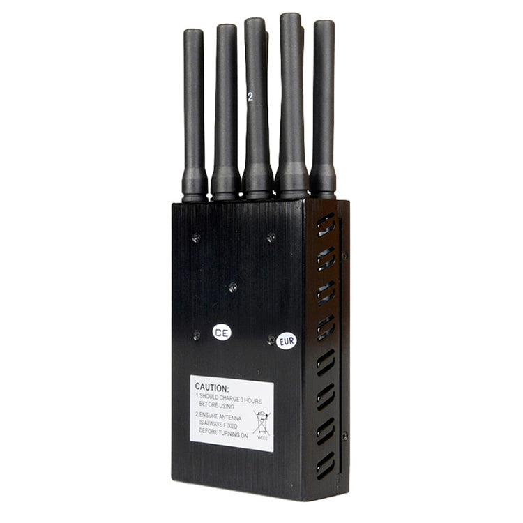 JAX-121A-8 GSM / DCS / WiFi / 3G / 4G / GPS / LOJACK Aislador de señal de teléfono móvil, Cobertura: 20 metros, GSM / DCS / WiFi / 3G / 4G / GPS / LOJACK