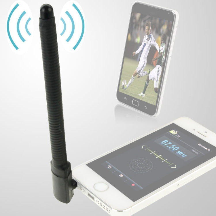 Antena de TV y FM móvil de estilo doblado de alta calidad de 6dBi y 3,5 mm, 6dBi 3.5mm