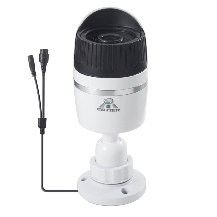Cámara IP H.264 con cable infrarrojo resistente al agua/antivandálico, lente fija de 1/3 pulgadas, 4 mm, 1,3 megapíxeles, detección de movimiento/máscara de privacidad y visión nocturna por infrarrojos de 30 m, compatible con HD 720P (1280 x 720)      ...