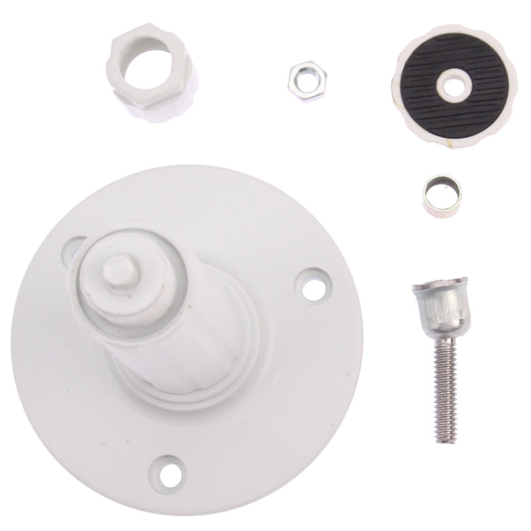Soporte de montaje en pared de ABS para cámara de seguridad para uso en interiores y exteriores, tamaño: 18 cm x 9 cm