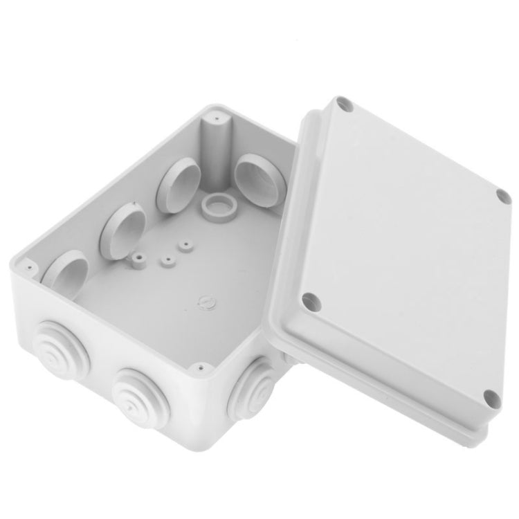Cámaras de vigilancia de seguridad Caja de fuente de alimentación impermeable de plástico, tamaño: 15 cm x 11 cm x 7 cm
