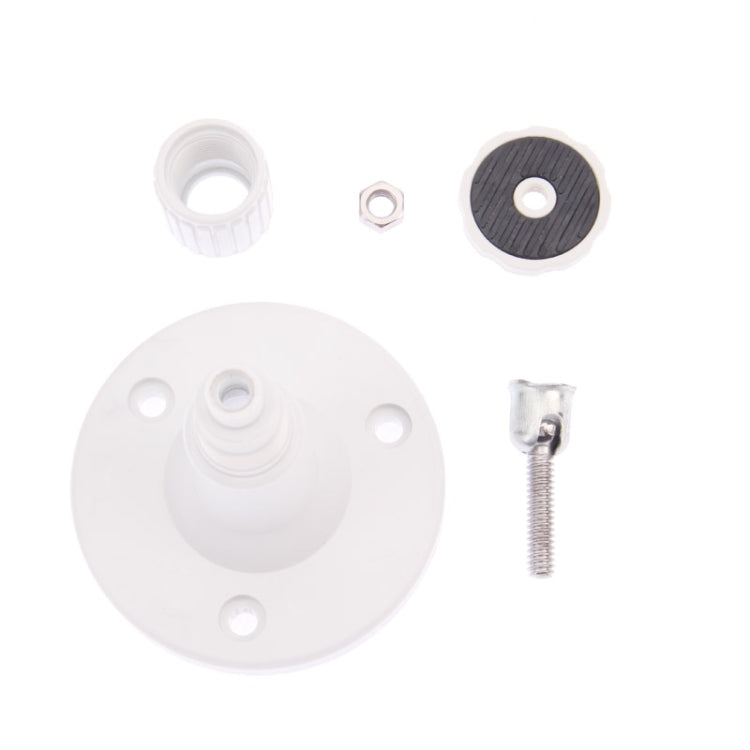 Soporte de montaje en pared de ABS para cámara de seguridad para uso en exteriores/interiores, tamaño: 12,5 cm x 8 cm