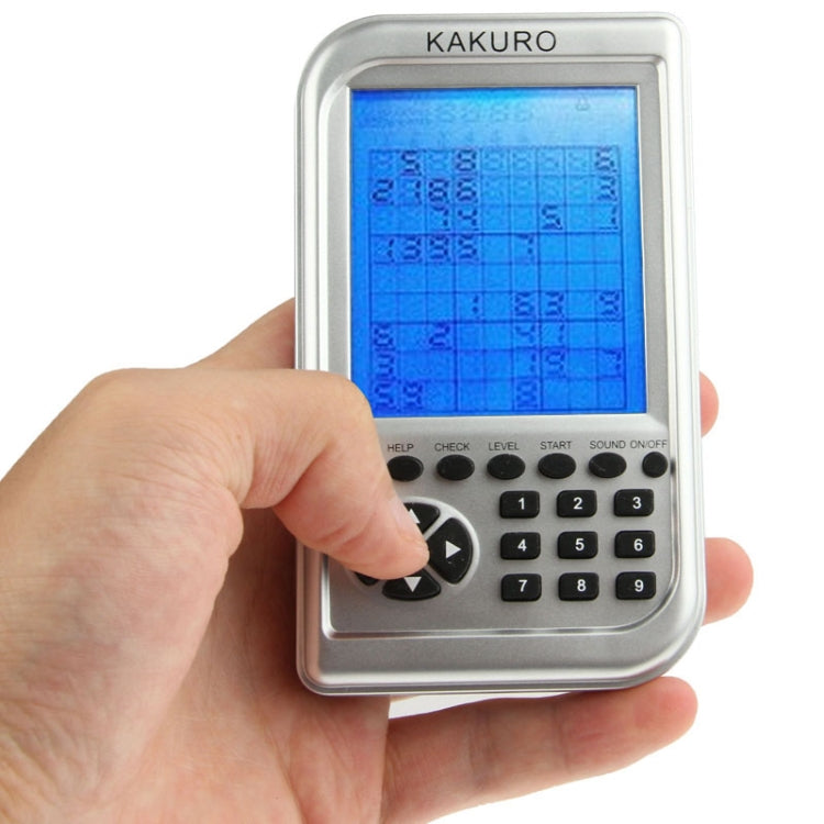 Máquina cuadrada de pantalla grande de juego electrónico Kakuro 5 x 5, Nine Palaces Sudoku Game Machine