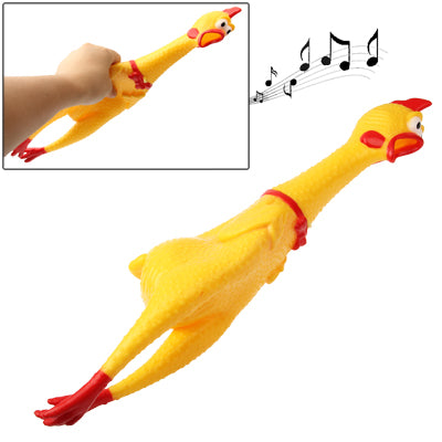 Juguete interesante de 40cm para aliviar el estrés, gallina chillona, pollo estridente, regalo exprimido, 40cm