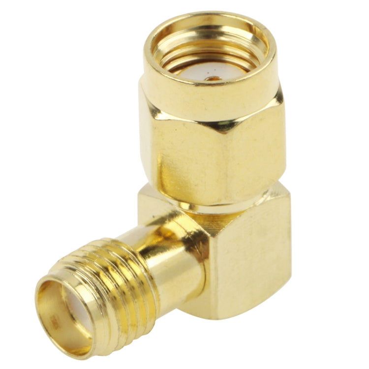 Adaptador RP-SMA macho a SMA hembra chapado en oro, RP-SMA Male to SMA Female