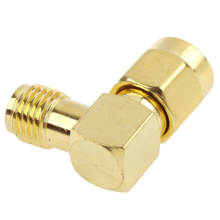 Adaptador RP-SMA macho a SMA hembra chapado en oro, RP-SMA Male to SMA Female