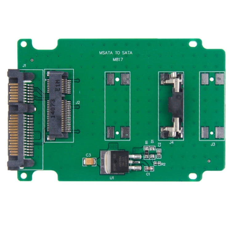 Disco duro mSATA mini PCI-E SSD a tarjeta convertidora SATA de 2,5 pulgadas, mSATA SSD