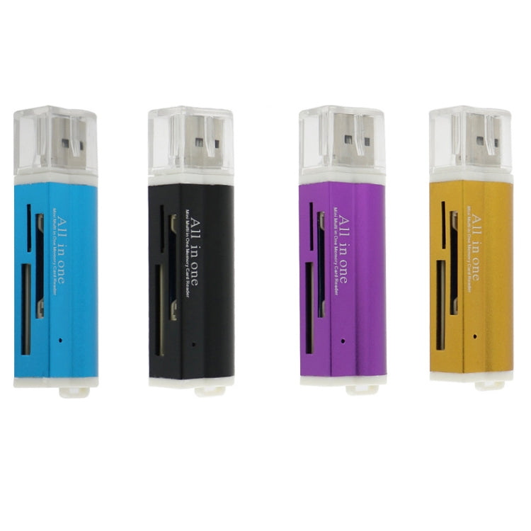 2 PCS Multi Todo en 1 USB 2.0 Micro SD SDHC TF M2 MMC MS PRO DUO Lector de tarjetas de memoria
