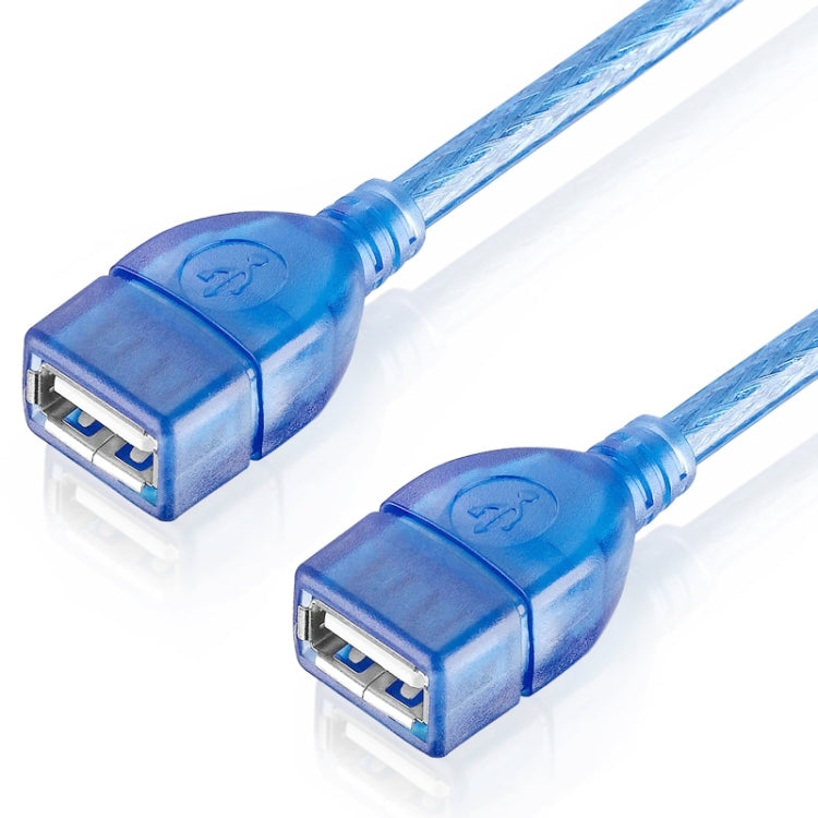 Cable USB 2.0 tipo A hembra a hembra AF/AF, longitud: 30 cm, USB AF, 30cm (Blue)