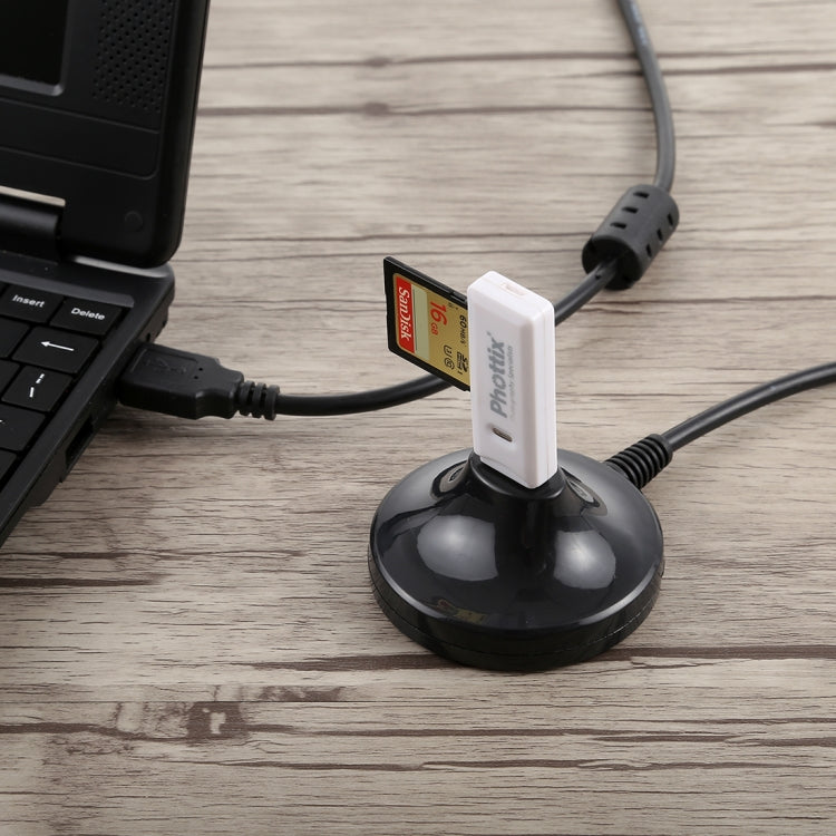 Cable de extensión USB 2.0 AM a AF con base, longitud: 1,5 m, With Base 1.5m